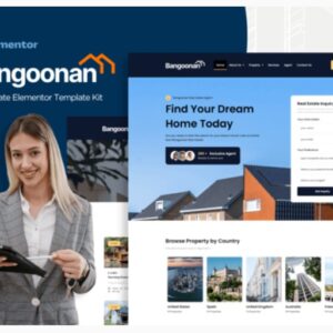 Bangoonan - Real Estate & Property Elementor Template Kit